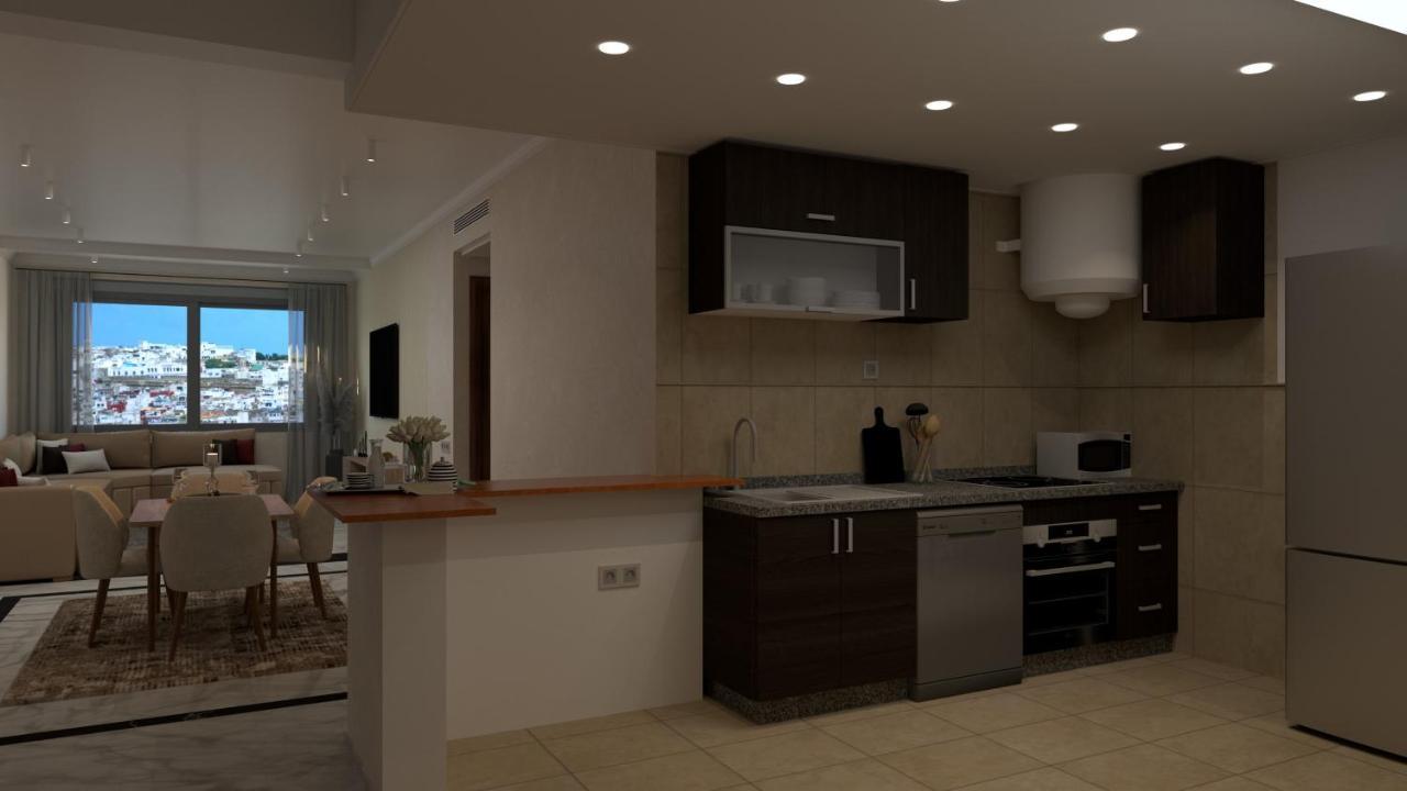 Appartement De Luxe, Vue Kasbah De Tanger Et Mer מראה חיצוני תמונה